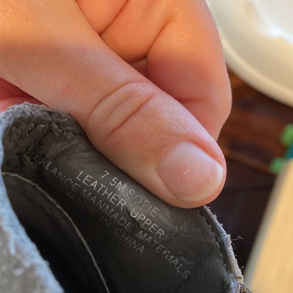 Dolce vita suede gray boots with cutouts - Picture 6 of 6